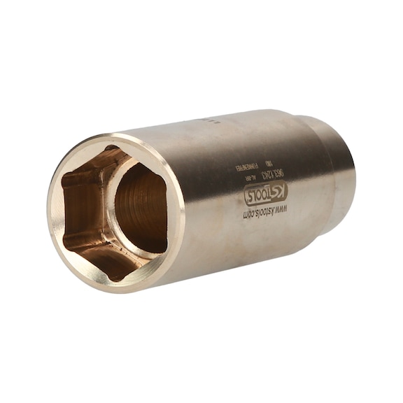 BRONZEplus socket 1/2 inch 24 mm hexagonal long - 1/2 inch BRONZEplus socket