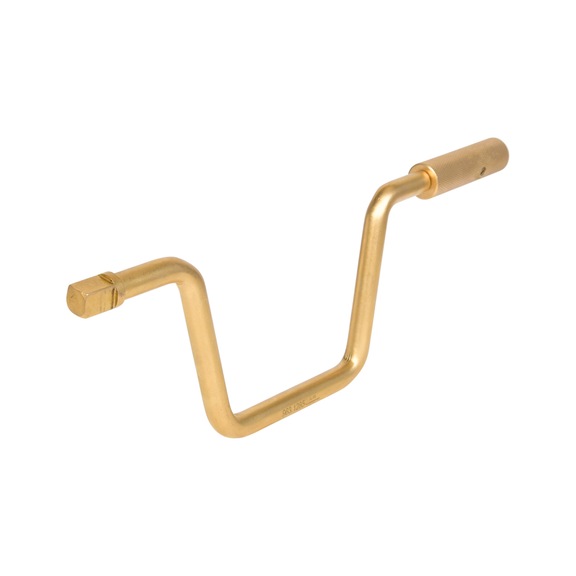 KS TOOLS BRONZEplus Kurbel 1/2 Zoll 410 mm - Kurbel f&uuml;r Steckschl&uuml;ssel-Eins&auml;tze