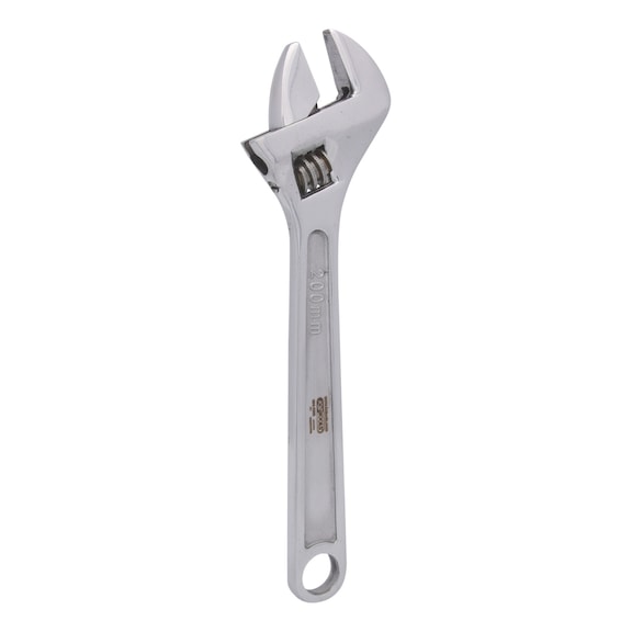 STAINLESS STEEL adjustable roll wrench, 8 inches - STAINLESS STEEL adjustable roll-eye wrench