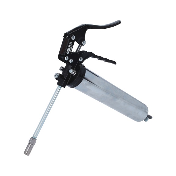 KS TOOLS One-hand grease gun with rigid filling tube, 350 mm - Lubricator (for grease)