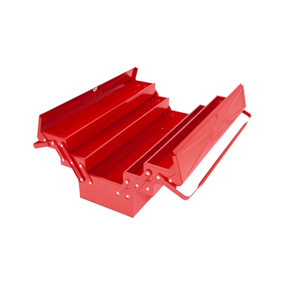 Metal tool box, 5 compartments, 550 mm - Tool boxes