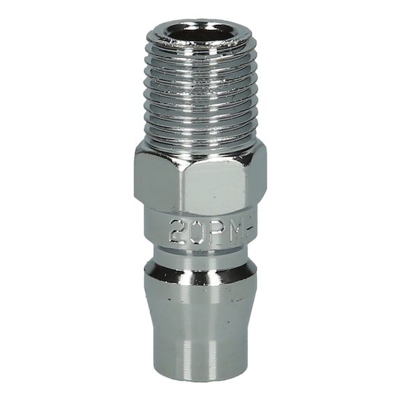 Metal plug nipple, 1/4 inch female thread, Asia - Plug nipple (compressed air tool accessory)