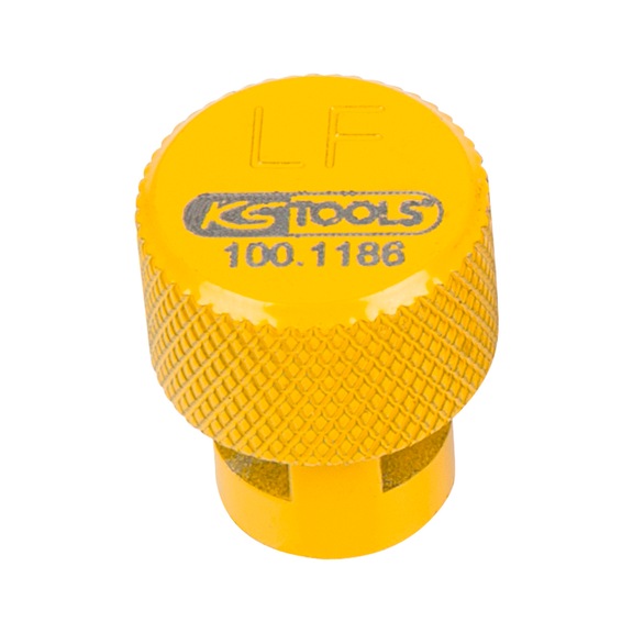 TPMS tyre deflator, yellow, front left - Wheel, tyre (motor vehicle, other)