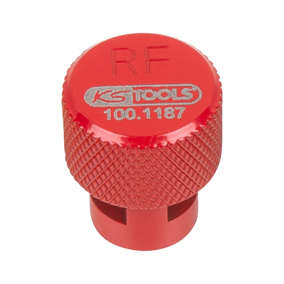KS TOOLS TPMS tyre deflator, red, front right - Wheel, tyre (motor vehicle, other)
