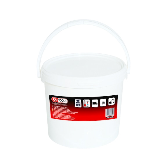 KS TOOLS Reifenmontagefett 4 kg, gold - Reifenmontagepaste