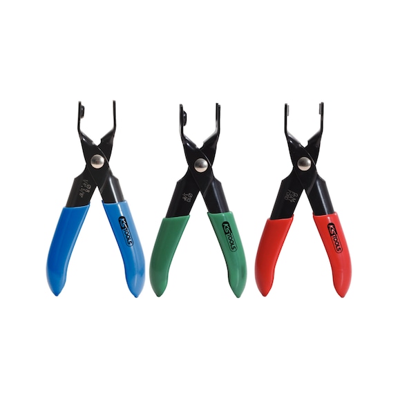 Fuel line pliers set for push-in couplings, 3-piece - Pliers set