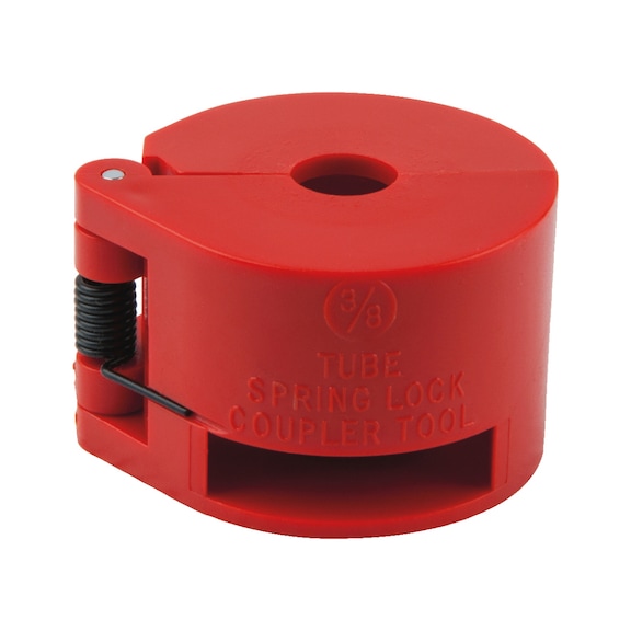 Drum release with spring, red, 3/8 inch - Engine – fuel system and engine adjustment tools