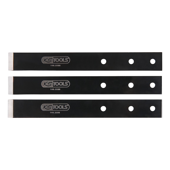 Folding scraper blade set, blade length 19 mm, 3 pieces - Scraper blade