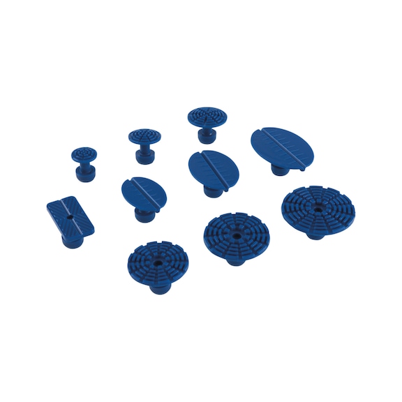 Adhesive patch, elliptical, flat, 40 x 22 mm, 5 pieces - Elliptical adhesive pieces