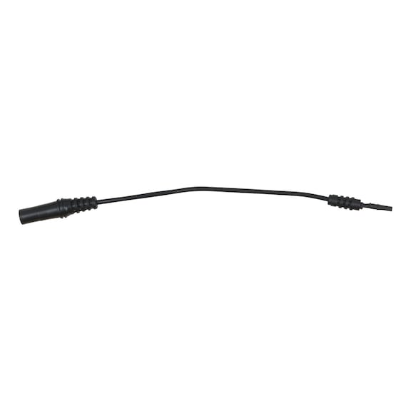 KS TOOLS 4.0 mm input socket to 1.5 mm round test adapter socket (black) - Multimeter accessories
