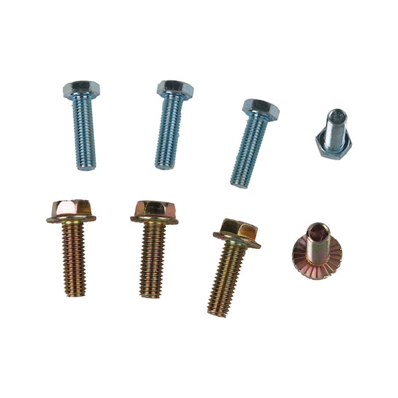 Screw set for cheeks, 8-piece - Cylinder head (automotive, assembly, other)