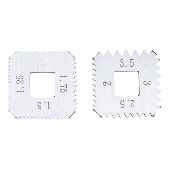 Replacement jaw set, metric, for 150.1430 - Tools (miscellaneous)