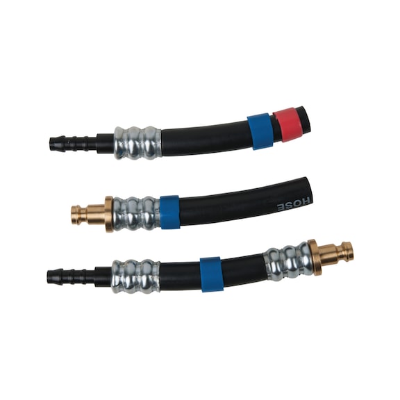 Adapter set, 3-piece, D: 6.0 mm (light blue) - Adapter (standard part, toolmaking)