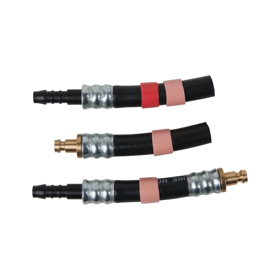 Adapter set, 3-piece, D:8.0 mm (pink) - Adapter (standard part, toolmaking)