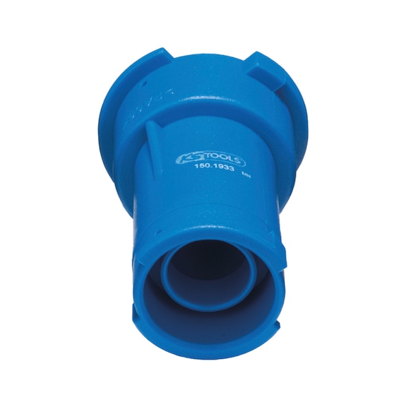 Lid test adapter, blue, R123/R125 - Coolant circuit (automotive, assembly, other)