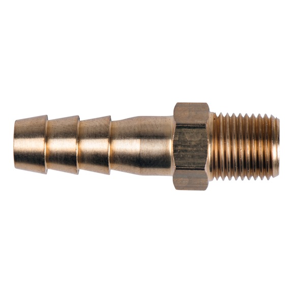 KS TOOLS Connection nipple for exhaust air hose - Plug nipple (compressed air tool accessory)