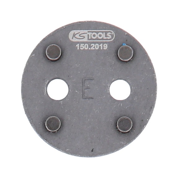 Brake piston tool adapter No. E - Pistons (motor vehicles, crank mechanisms)