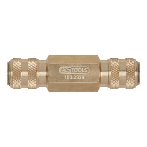 KS TOOLS Quick coupling, 3/8 inch on both sides - Quick coupling (standard part, toolmaking)