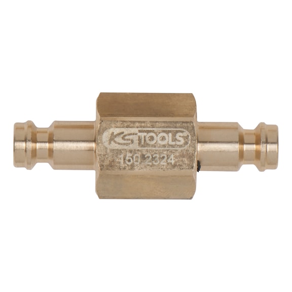 Adapter piece 3/8 inch on both sides, short - Adapter (standard part, toolmaking)