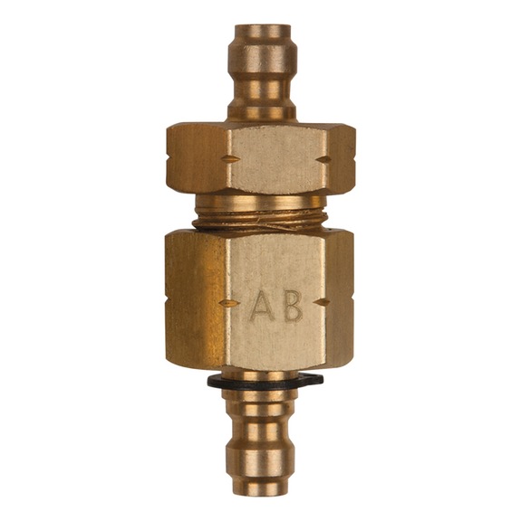 KS TOOLS Doppel-Adapterst&uuml;ck M16x1,5 Innen- und Au&szlig;engewinde, 3/8Zoll Schlauchanschluss - Adapter (Normalie, Werkzeugbau)