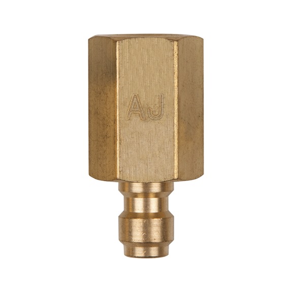 KS TOOLS Adapter piece M10x1.0 internal thread and 1/4 inch hose connection - Adapter (standard part, toolmaking)