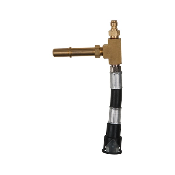 Pressure gauge connection hose with 1/4 inch hose connection - Hoses