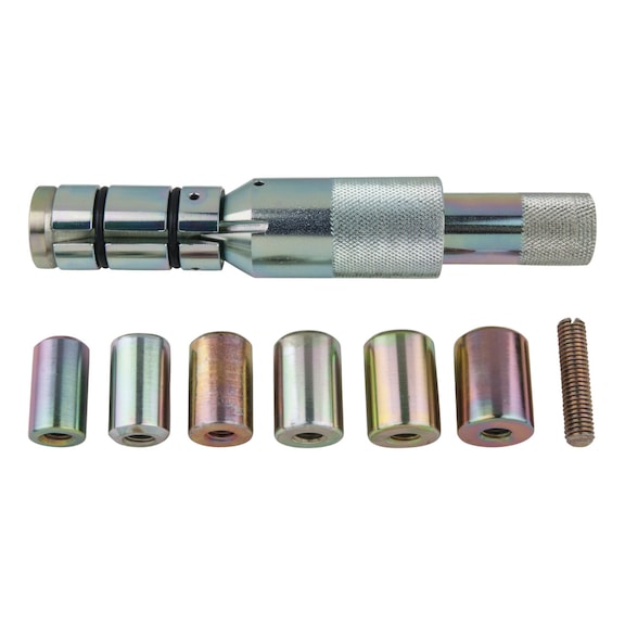 KS TOOLS Clutch centring tool set D: 24.0 - 36.0 mm with centring sleeves, 9 pieces - Clutch (motor vehicles, other)