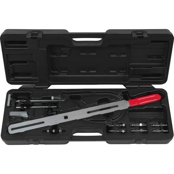 Dual-mass flywheel testing tool without angle dial and dial gauge, 15 pieces - Clutch (motor vehicles, other)