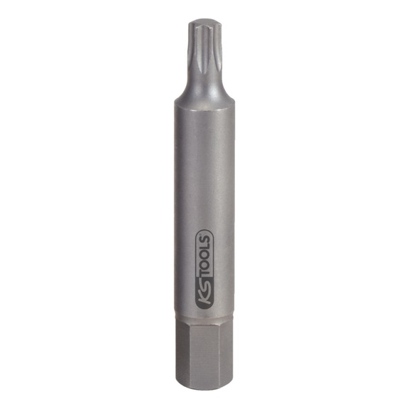 10 mm special TX bit, T40, 75 mm - Additional bit socket