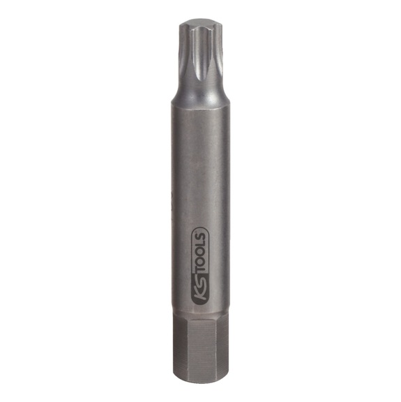 KS TOOLS 10 mm special TX bit, T50, 75 mm - Additional bit socket