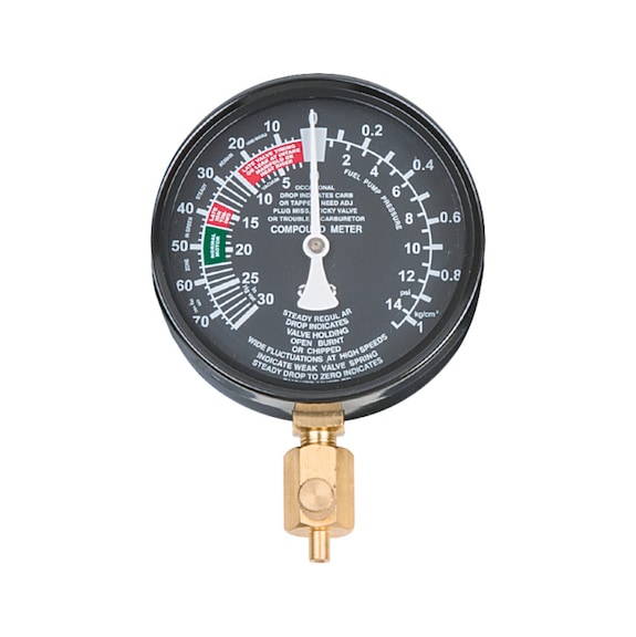 Pressure gauge D: 92 mm - Fuel system (automotive, assembly, other)