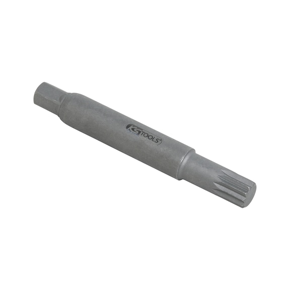 10 mm shock absorber multi-tooth (XZN) counterholder bit socket, M12 - 10 mm shock absorber multi-tooth (XZN) counterholder bit socket