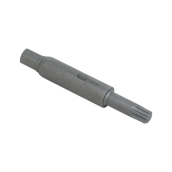 KS TOOLS 10 mm shock absorber TX counterholder bit socket, T50 - 10 mm shock absorber Torx counterholder bit socket