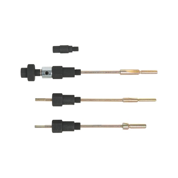 MASTER 3-in-1 glow plug reamer set, 9 pieces - Taper reamer (non-detachable cutting edges)