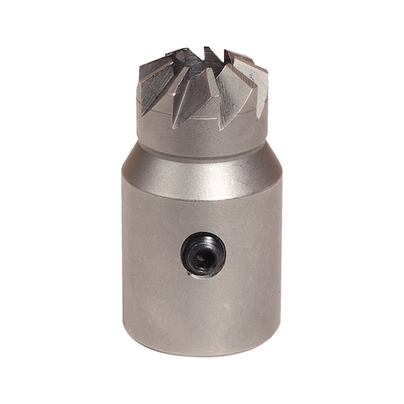 Injector seal seat milling head, flat, D: 17/21 mm, 38 mm - Extraction tool (standard parts, toolmaking)