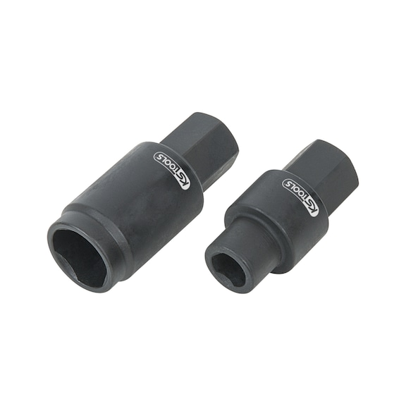 Bosch injection pump socket set, 2-piece - Additional socket wrench insert (hexagonal)