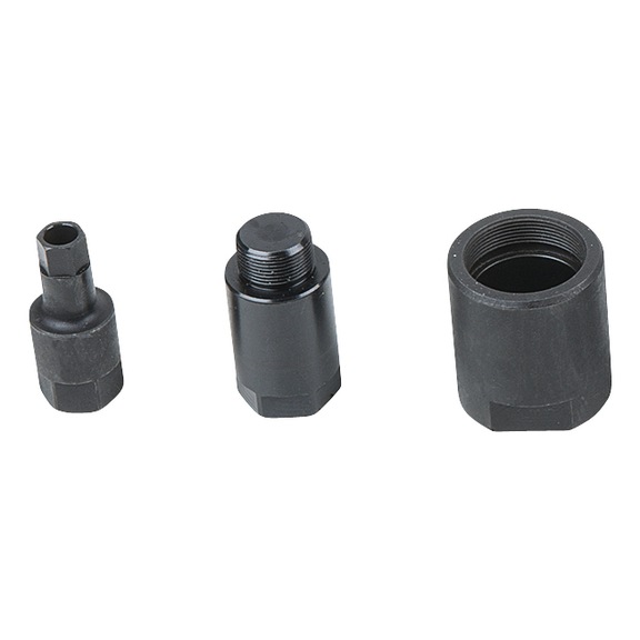 Screw-in adapter set for Bosch, M27 / M17 and 10 mm, 3-piece - Adapter (standard part, toolmaking)