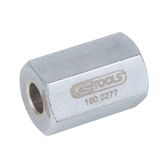 Nut, external hexagon 19 mm, internal diameter 6 mm - Nut (special shape)