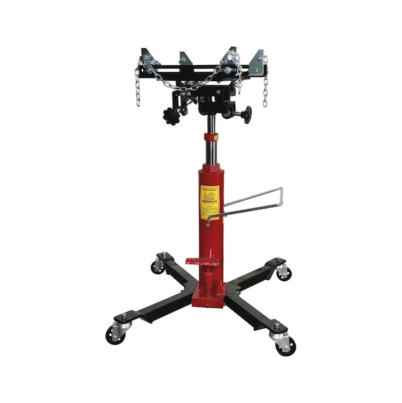 Hydraulic gearbox jack with table, 500 kg - Shunting jack (hydraulic)