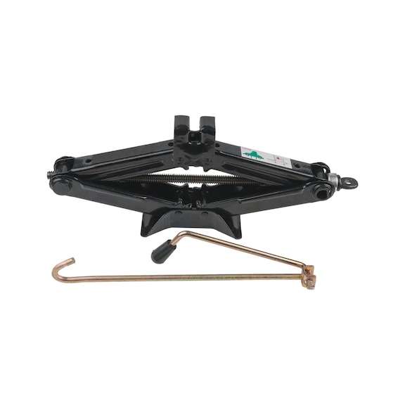 Scissor steel jack with crank, 1,500 kg - Car jack