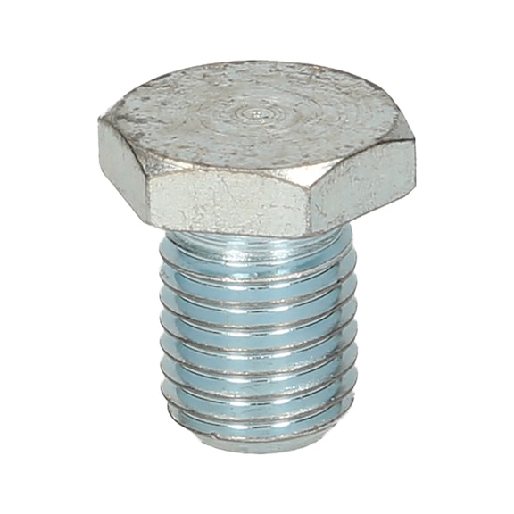 KS TOOLS Oil drain plug, external hexagon 17 mm, M12x1.5x14 mm, pack of 1 - Oil drain plugs
