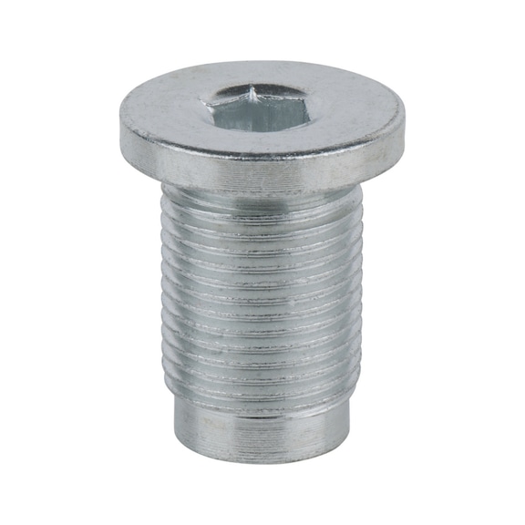 Oil drain plug, hexagon socket 8 mm, M18x1.5x27 mm, pack of 10 - Oil drain plugs