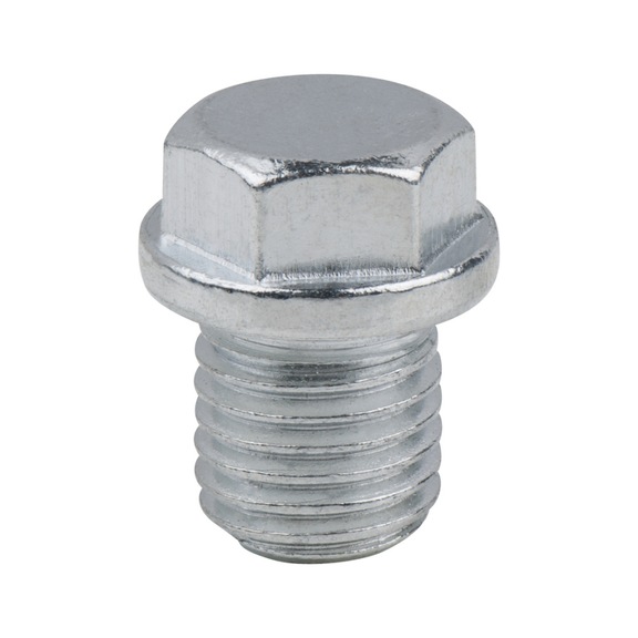 Oil drain plug, external hexagon 17 mm, M12x1.5x13 mm, pack of 10 - Oil drain plugs