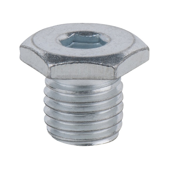 Oil drain plug, hexagon socket 13 mm, M12x1.5x13.5 mm, pack of 10 - Oil drain plugs