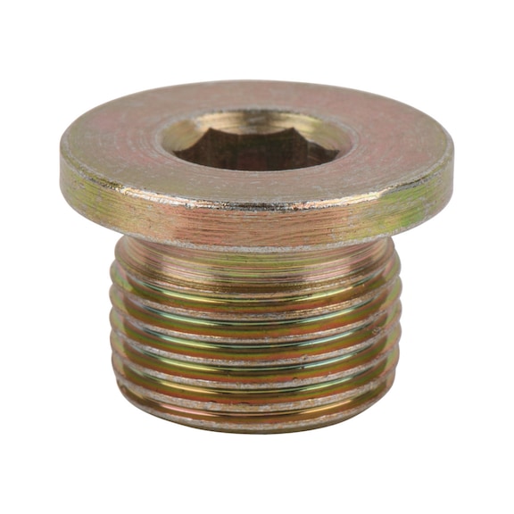 Oil drain plug, hexagon socket 8 mm, M16x1.25x11.5 mm, pack of 25 - Oil drain plugs