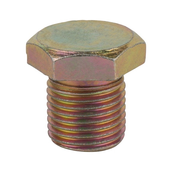 Oil drain plug, external hexagon 21 mm, M16x1.5x16 mm, pack of 10 - Oil drain plugs