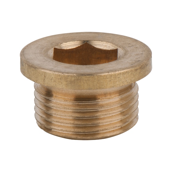 Oil drain plug, hexagon socket 12 mm, M20x1.5x12 mm, pack of 25 - Oil drain plugs