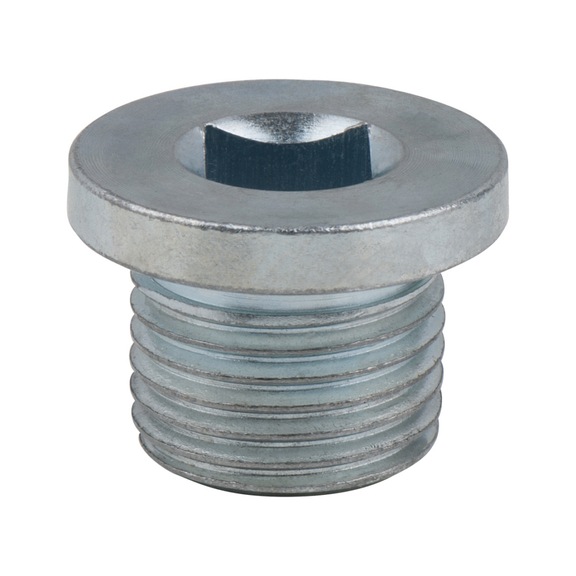 Oil drain plug, internal square 8 mm, M16x1.5x13 mm, pack of 25, 16 mm - Oil drain plugs