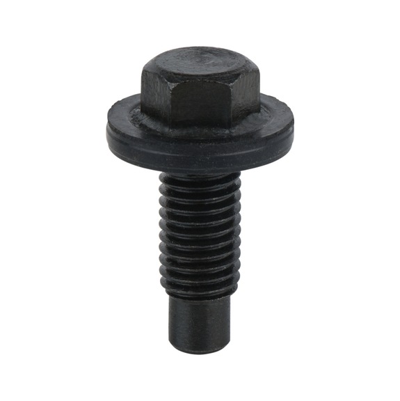 KS TOOLS Oil drain plug, external hexagon 15 mm, M12x1.75x28.5 mm, pack of 25 - Oil drain plugs