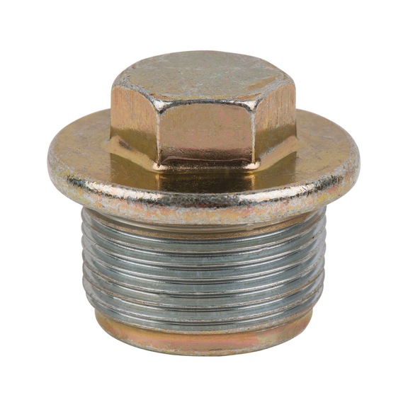 Oil drain plug, external hexagon 17 mm, M26x1.5x16 mm, pack of 25 - Oil drain plugs